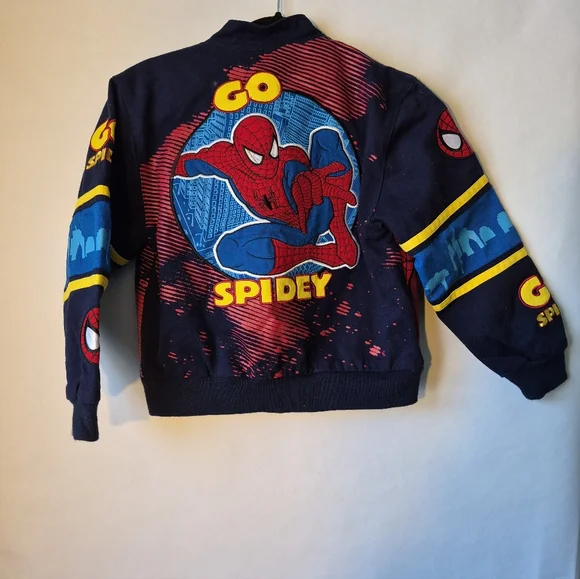HD Design Racer Spider-Man Graphic Jacket 7-8 - Picture 2 of 4